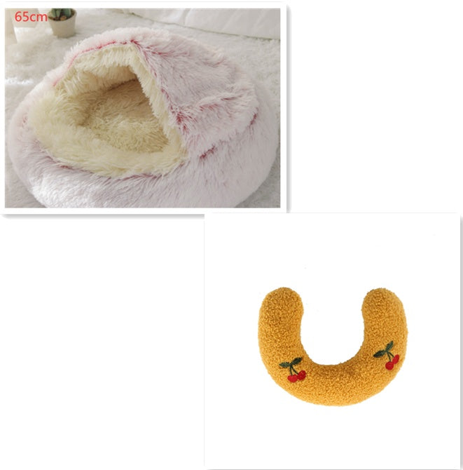 Winter Bed Round Plush Warm