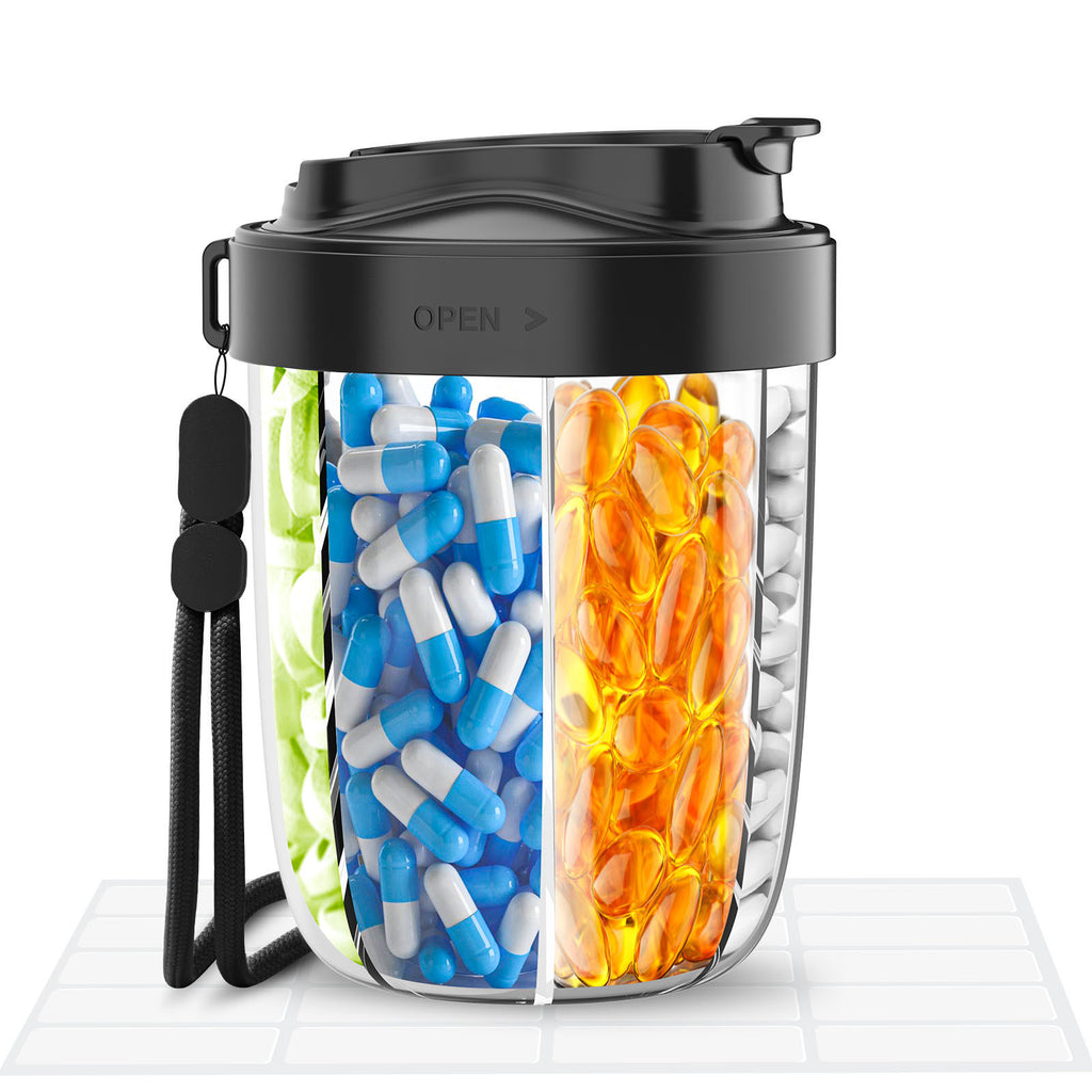 Dispenser With 7 Different Vitamins