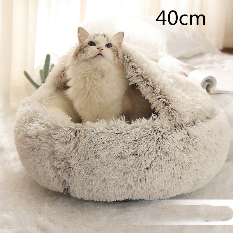 Winter Bed Round Plush Warm
