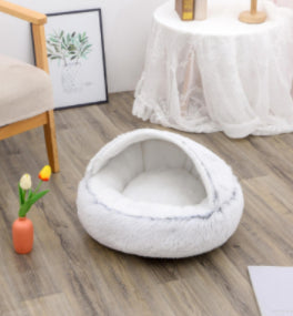 Winter Bed Round Plush Warm