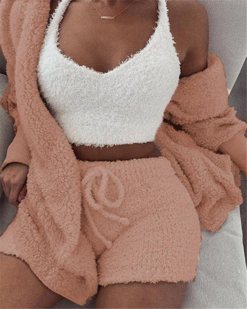 3pcs Woman's Tank Top+ Shorts Pj's