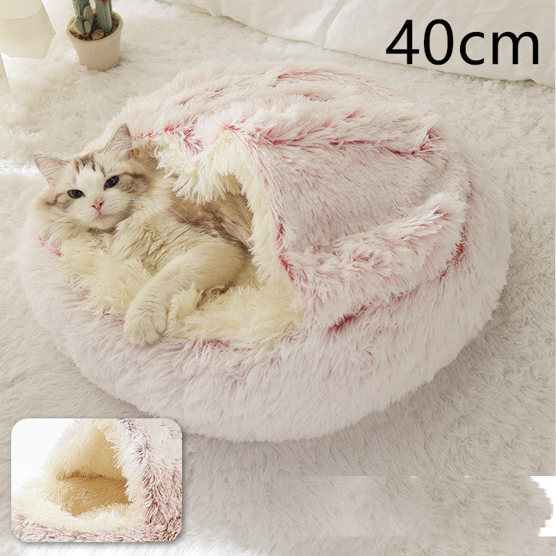 Winter Bed Round Plush Warm