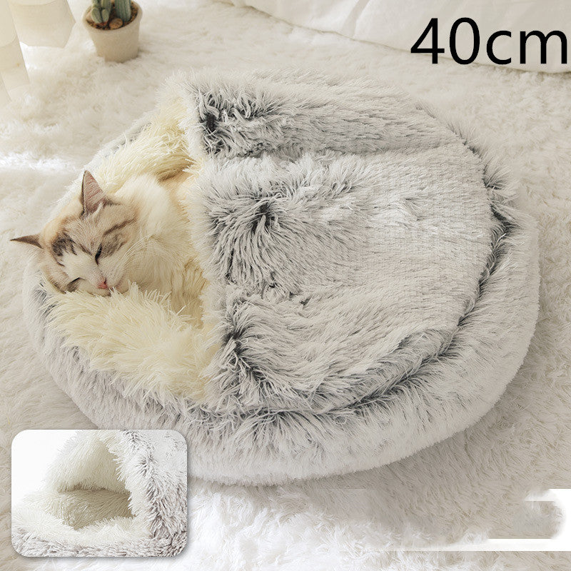 Winter Bed Round Plush Warm