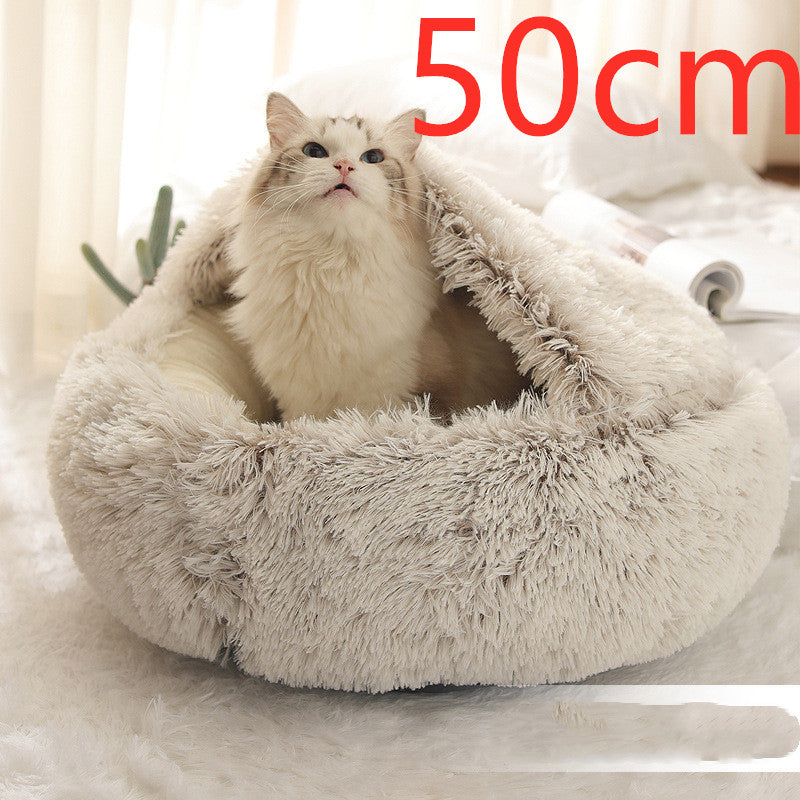 Winter Bed Round Plush Warm