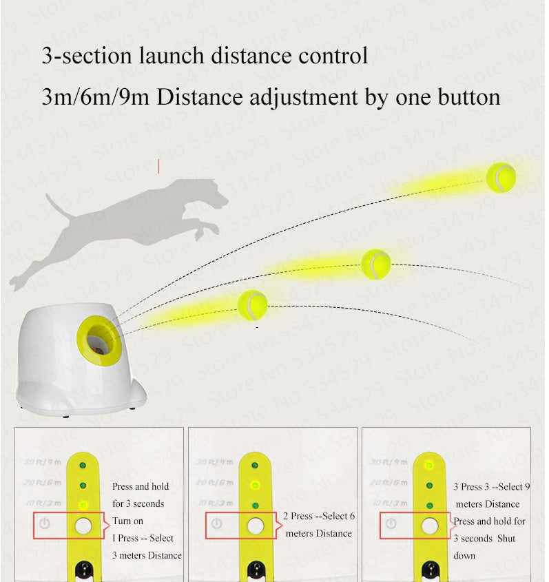 Dog Pet Interactive Ball Launcher