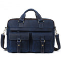Men's lap top briefcase cowhide 15"