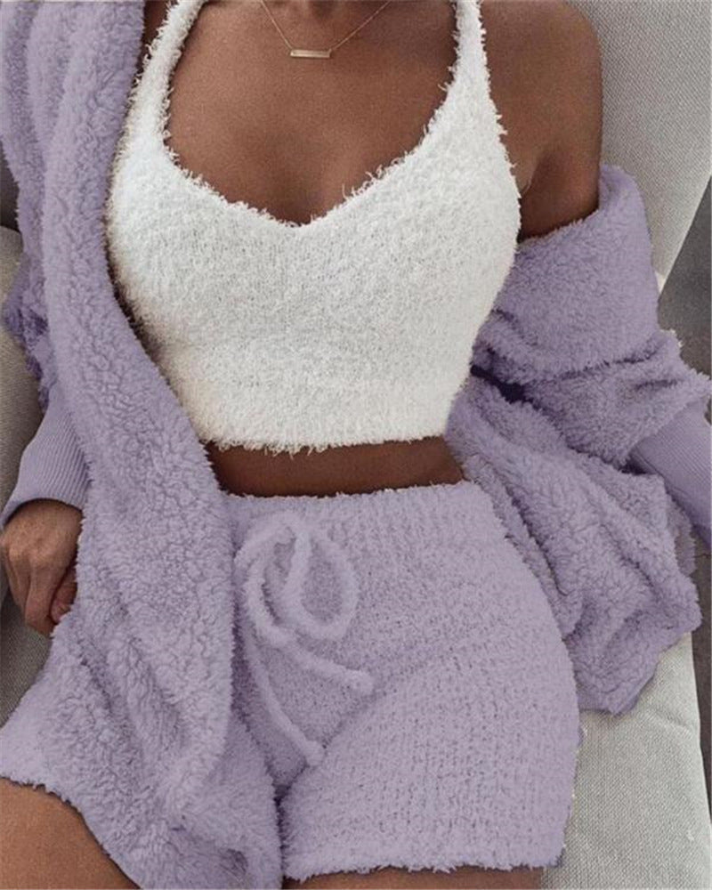 3pcs Woman's Tank Top+ Shorts Pj's