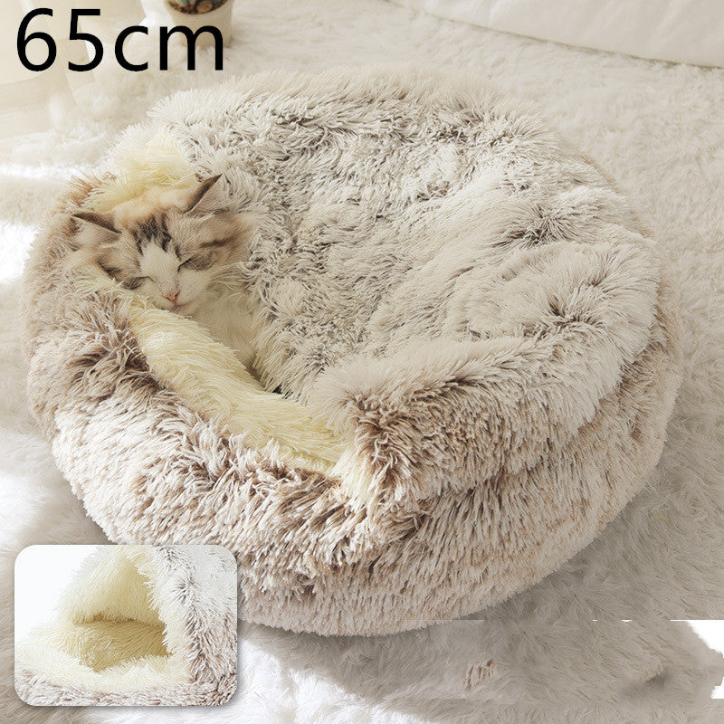 Winter Bed Round Plush Warm