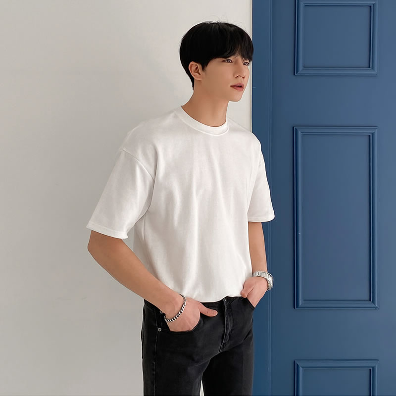 Men's Loose T-shirt Short Sleeve