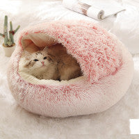 Winter Bed Round Plush Warm