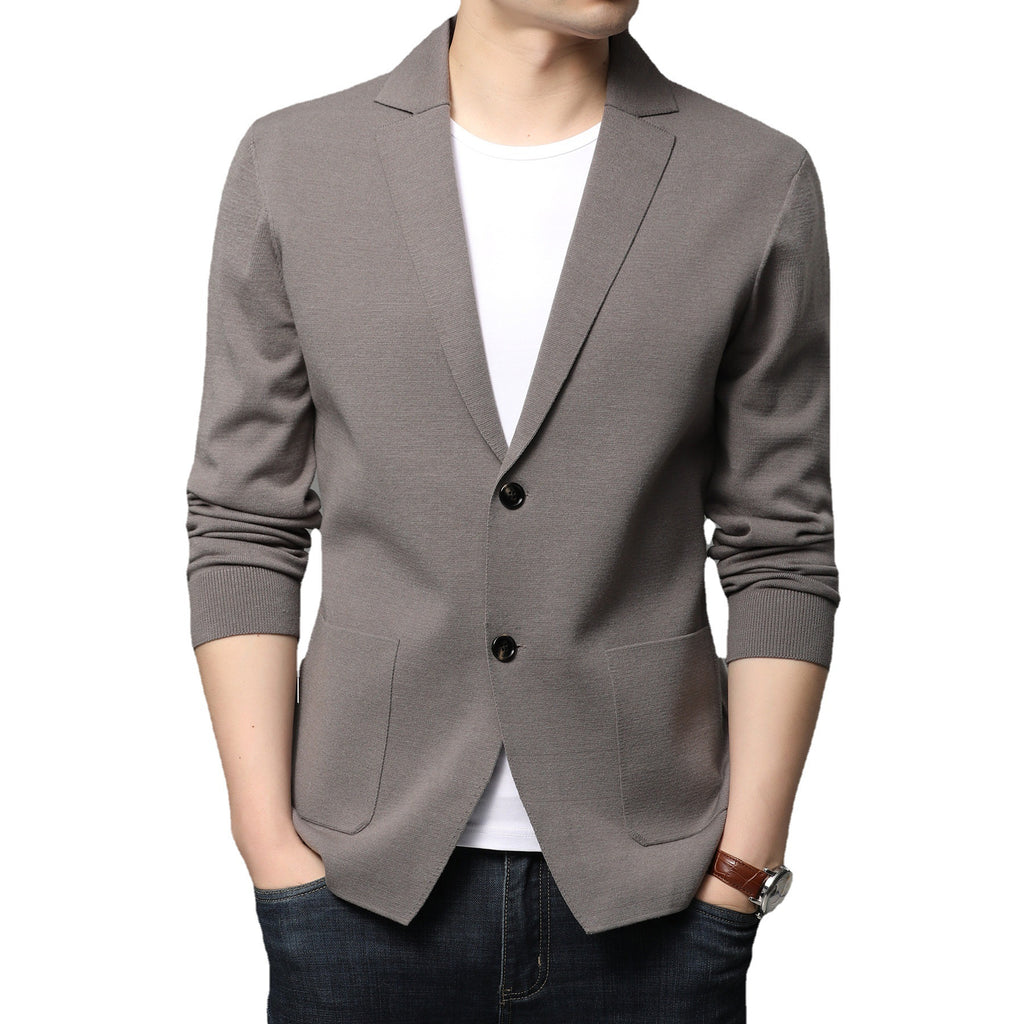 Autumn Men's T-Shirt Coat Korean