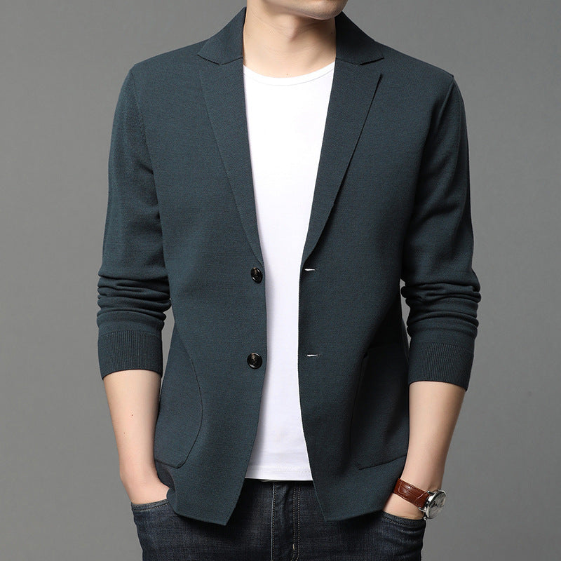 Autumn Men's T-Shirt Coat Korean