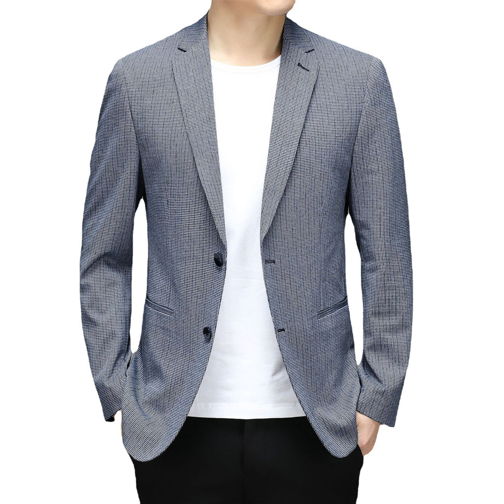 Spring New Suit Men"S Korean Plaid