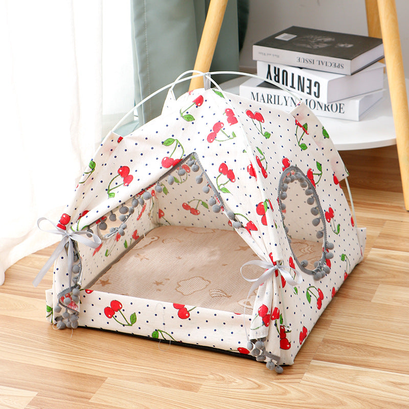 Cat Cat House Enclosed Pet Bed