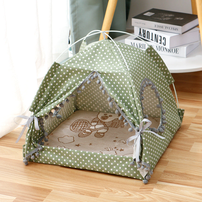 Cat Cat House Enclosed Pet Bed
