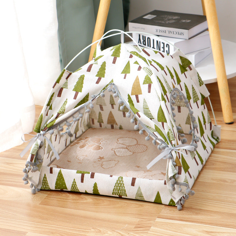 Cat Cat House Enclosed Pet Bed