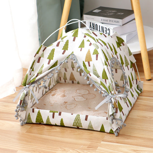 Cat Cat House Enclosed Pet Bed