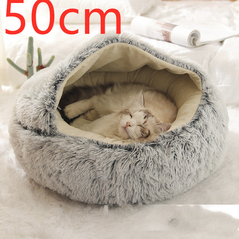 Winter Bed Round Plush Warm