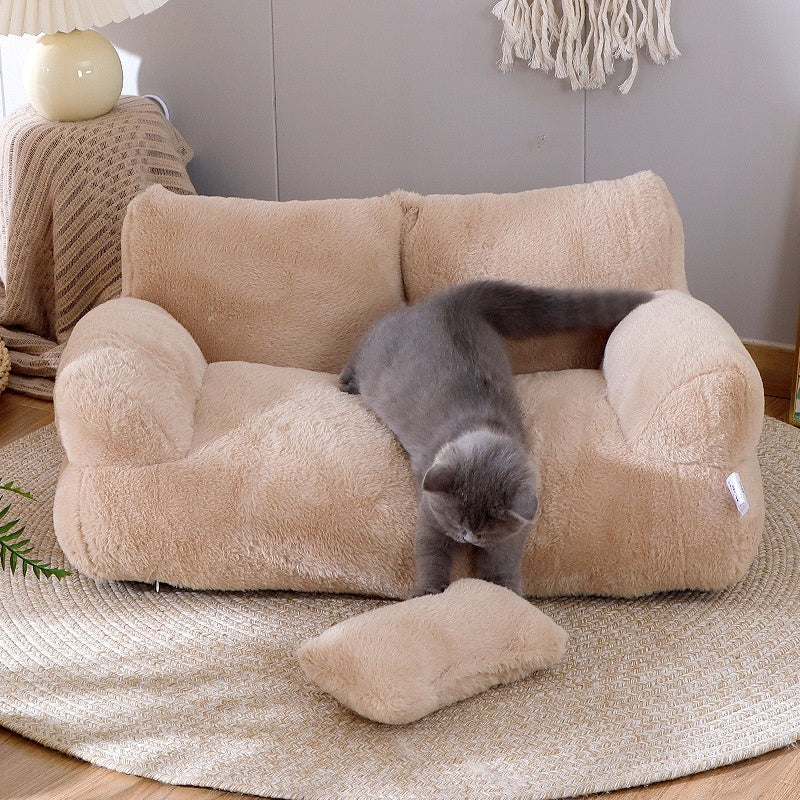 Luxury Cat or dog Bed Sofa Warm