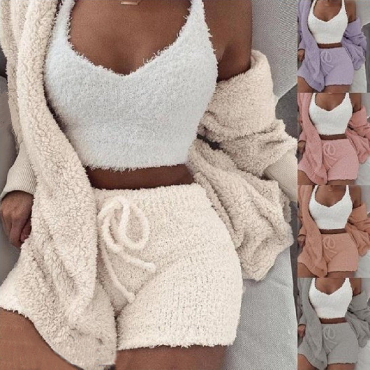 3pcs Woman's Tank Top+ Shorts Pj's