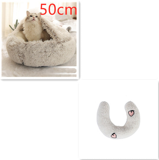 Winter Bed Round Plush Warm