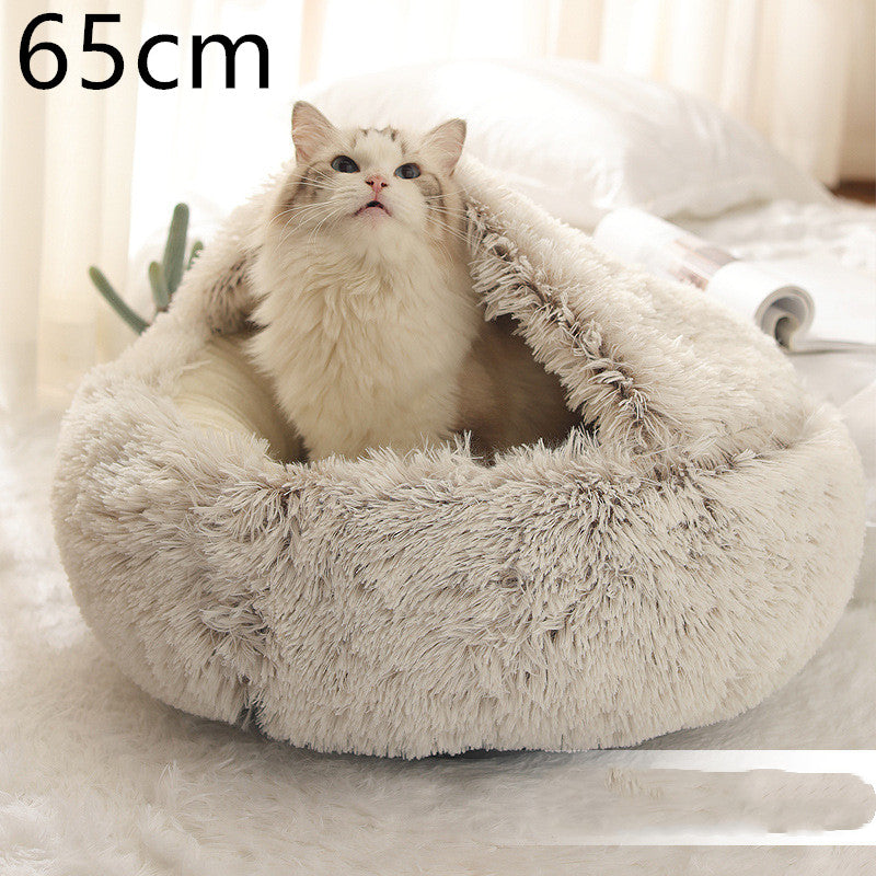 Winter Bed Round Plush Warm