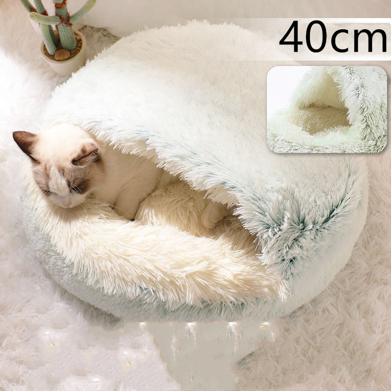 Winter Bed Round Plush Warm