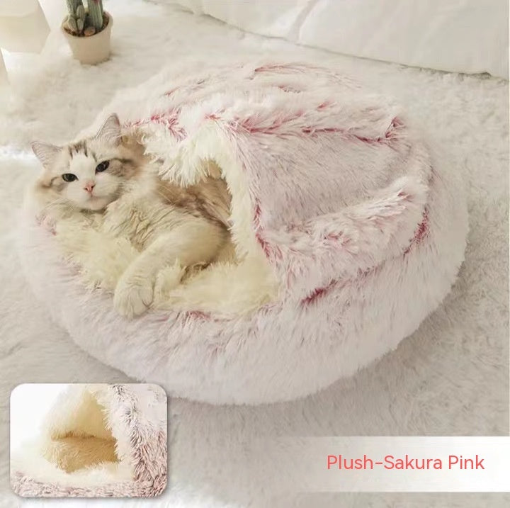 Winter Bed Round Plush Warm