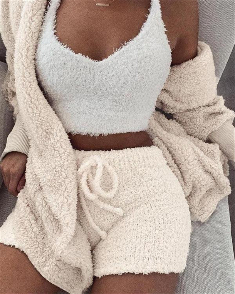 3pcs Woman's Tank Top+ Shorts Pj's