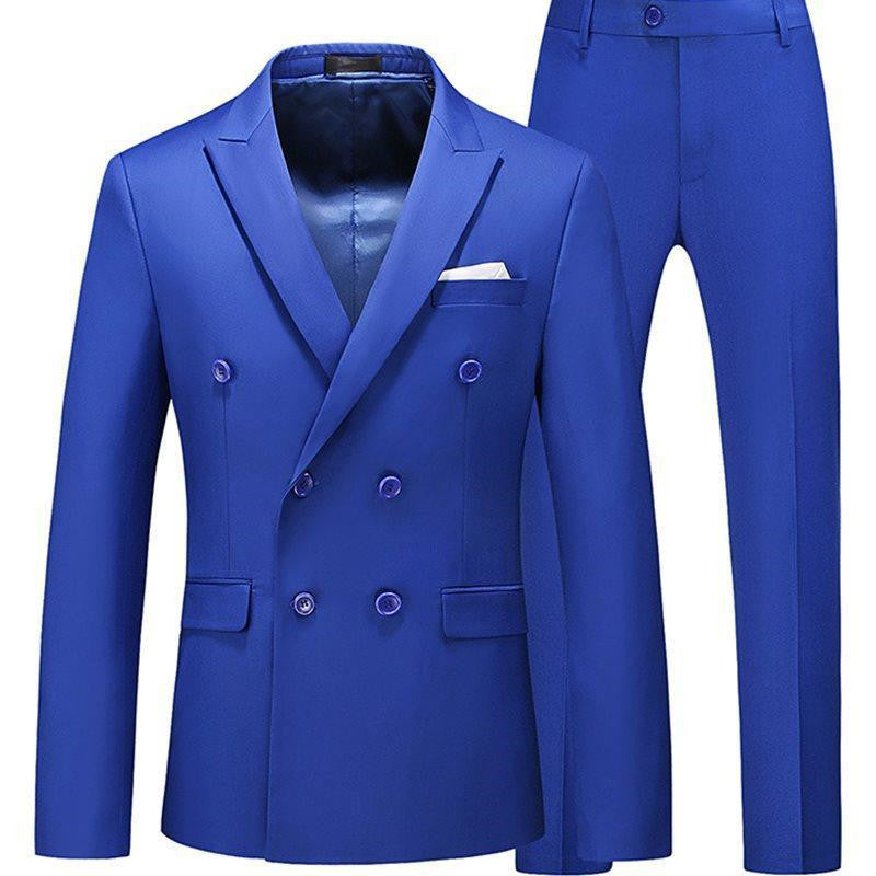 Men 2 Pcs Slim Fit Casual Tuxedo