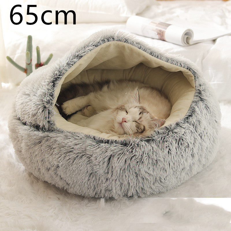 Winter Bed Round Plush Warm