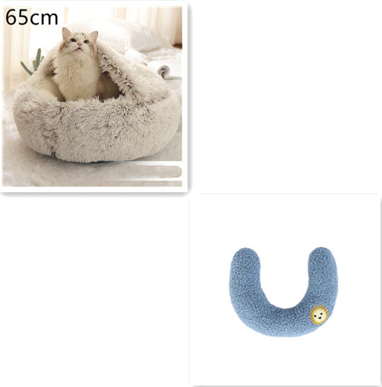 Winter Bed Round Plush Warm