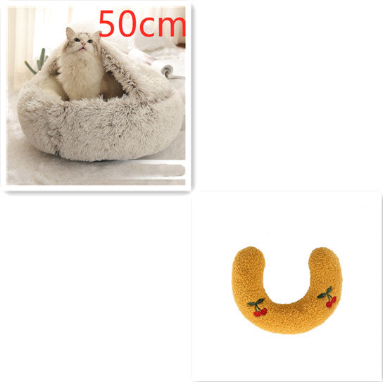 Winter Bed Round Plush Warm