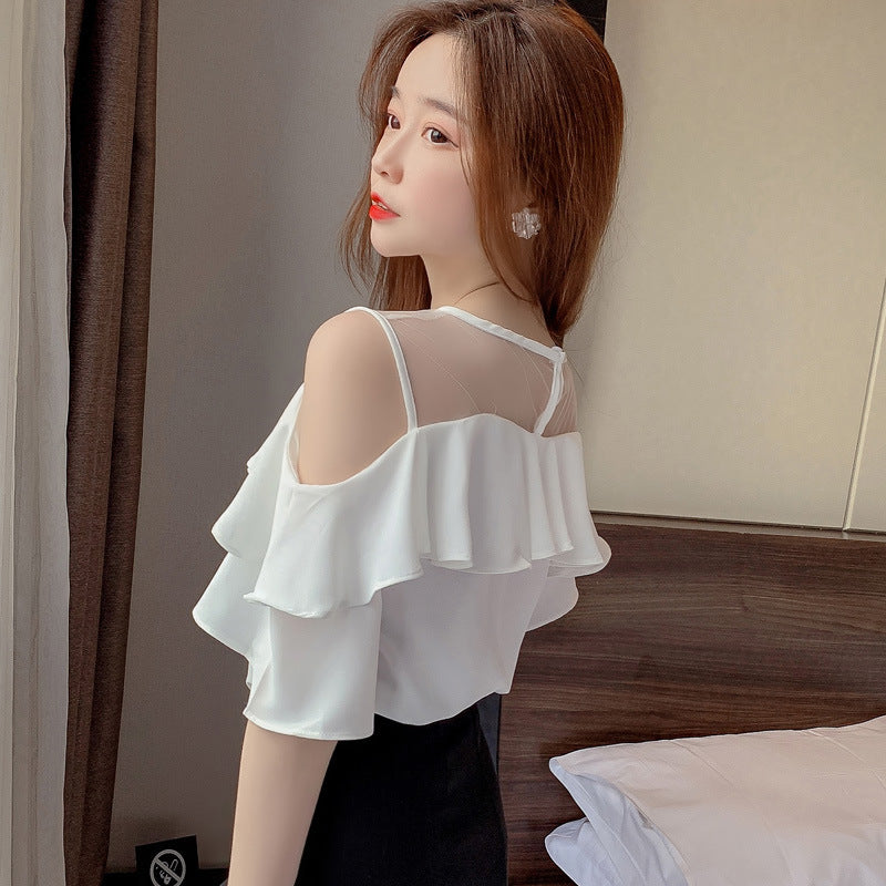 Solid-color Loose-fit Chic Blouse