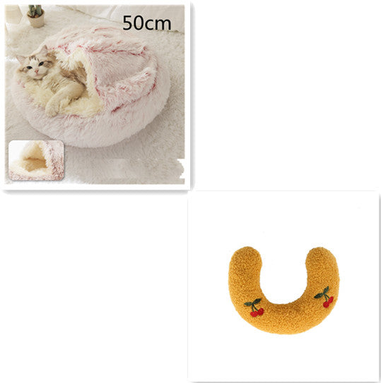 Winter Bed Round Plush Warm