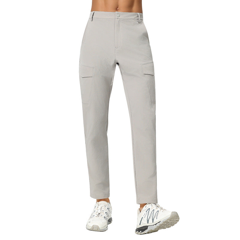 Straight Multi-pocket Cargo Pants Men