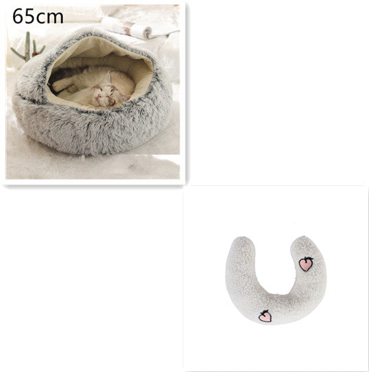 Winter Bed Round Plush Warm
