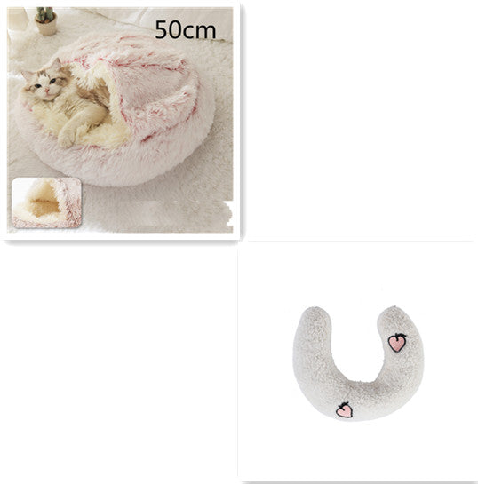 Winter Bed Round Plush Warm