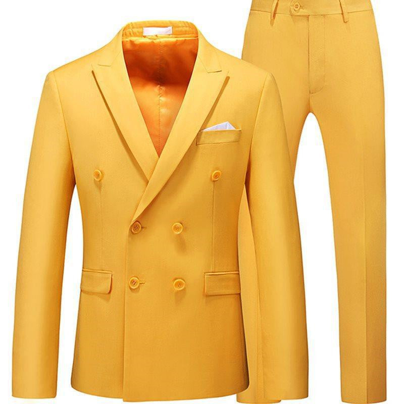 Men 2 Pcs Slim Fit Casual Tuxedo
