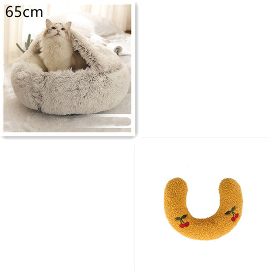 Winter Bed Round Plush Warm