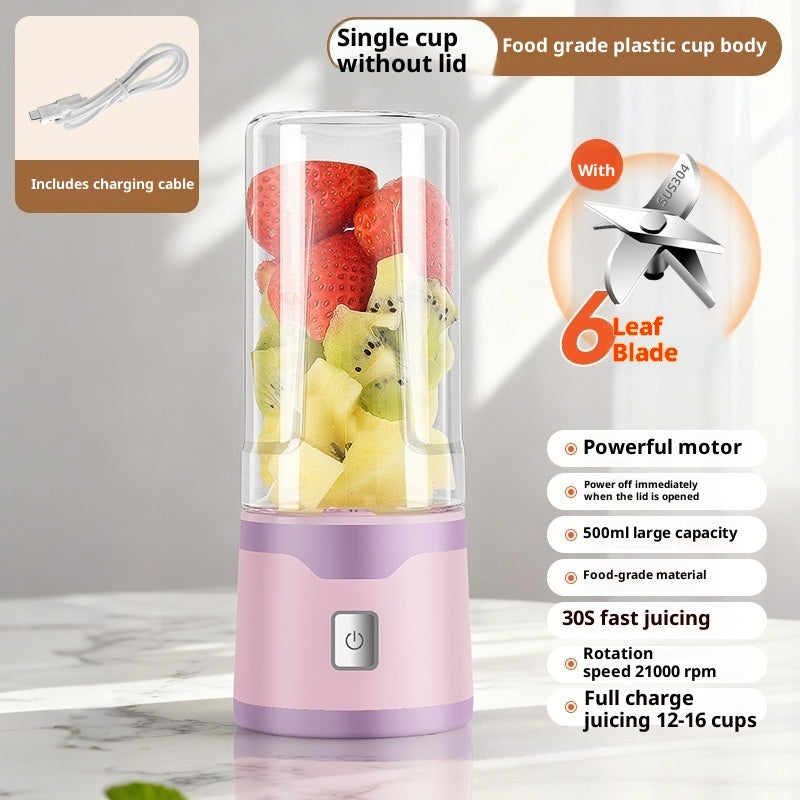 USB Juicer Cup Double Cup Handheld