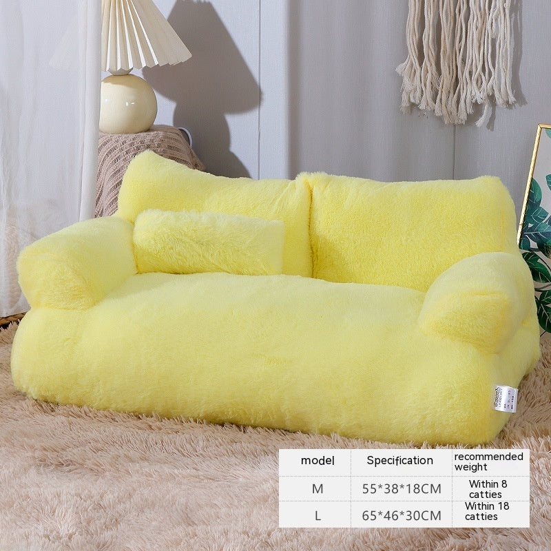 Luxury Cat or dog Bed Sofa Warm