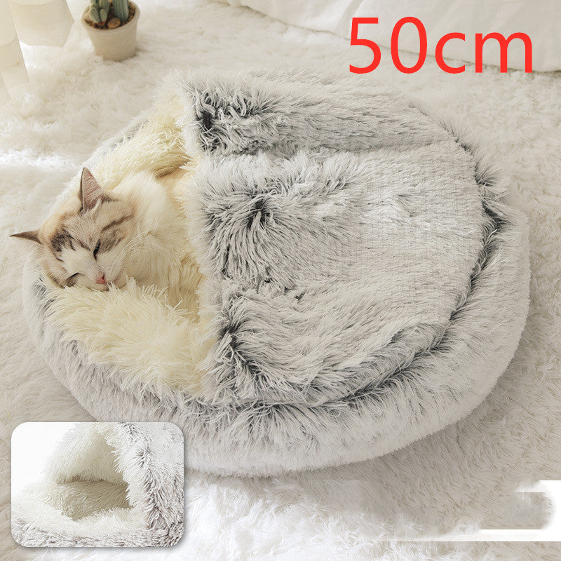Winter Bed Round Plush Warm