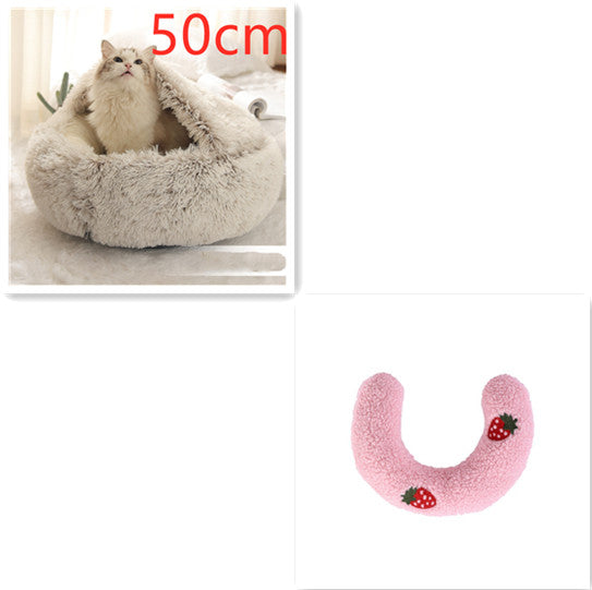 Winter Bed Round Plush Warm