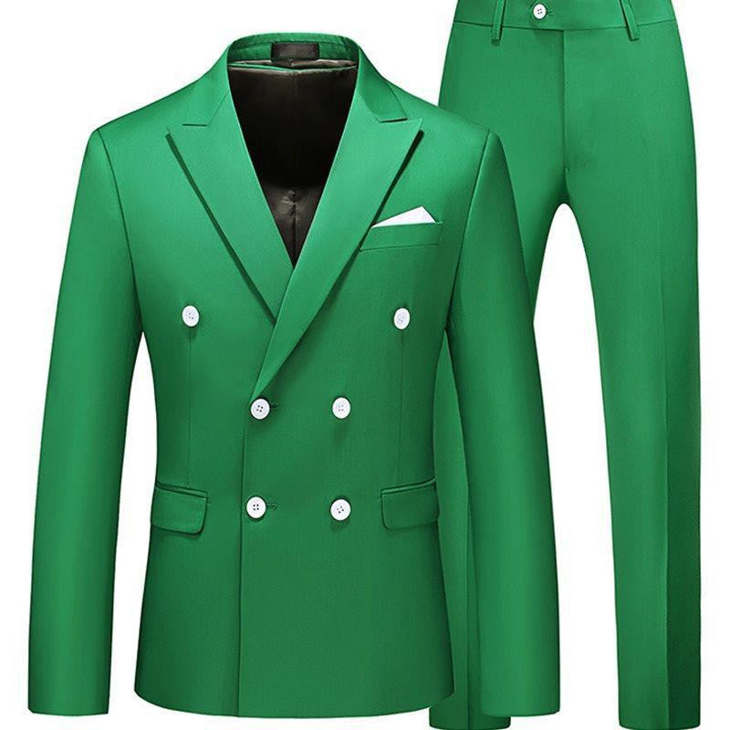 Men 2 Pcs Slim Fit Casual Tuxedo