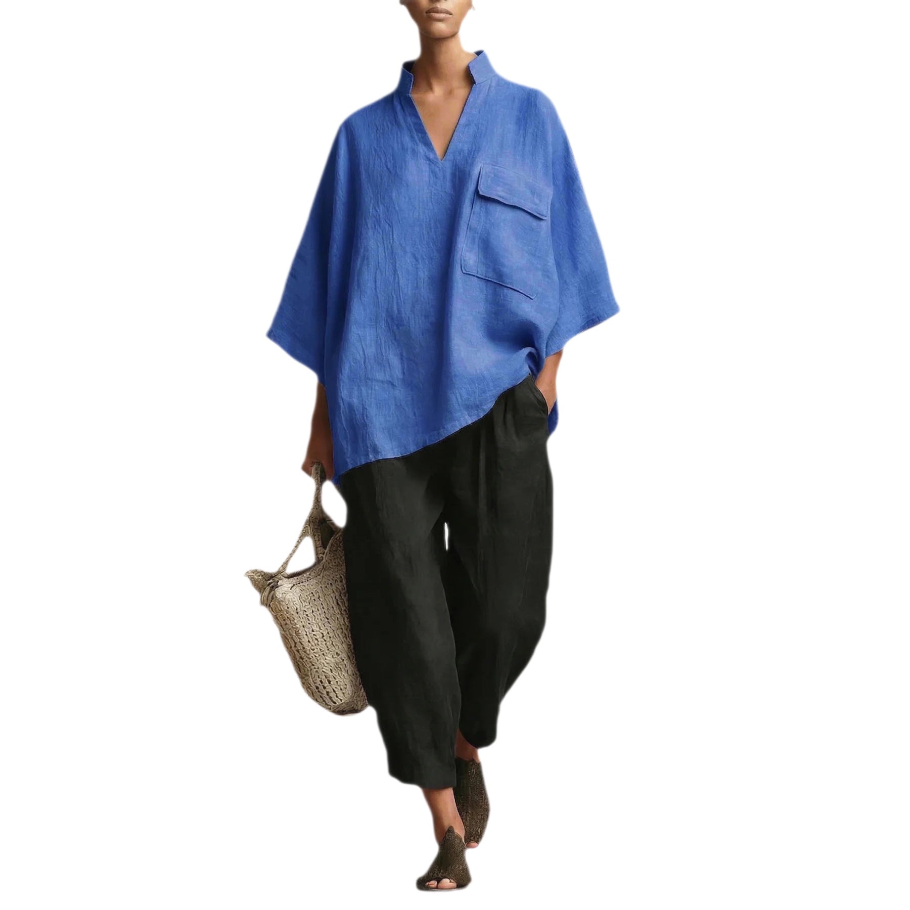 Loose-fit Women's Linen Shirt