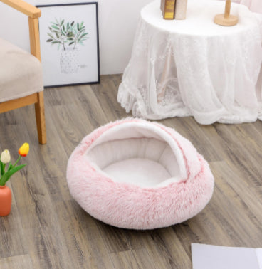Winter Bed Round Plush Warm