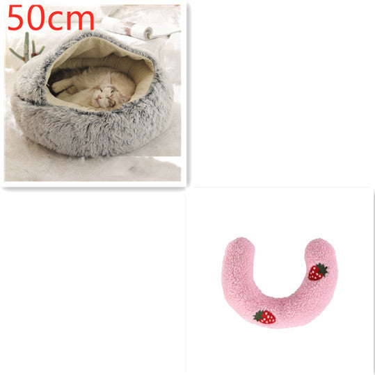 Winter Bed Round Plush Warm