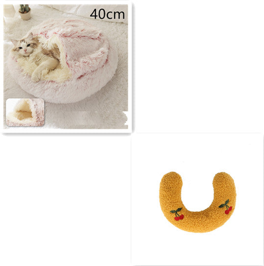 Winter Bed Round Plush Warm