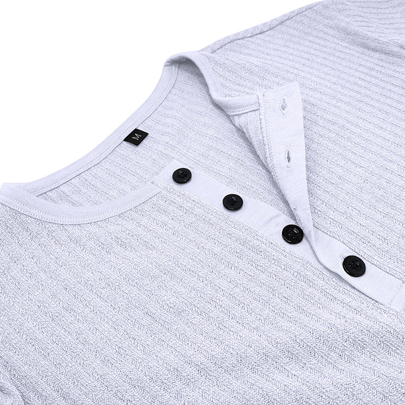 Slim Fit Short-sleeved Shirts Men's
